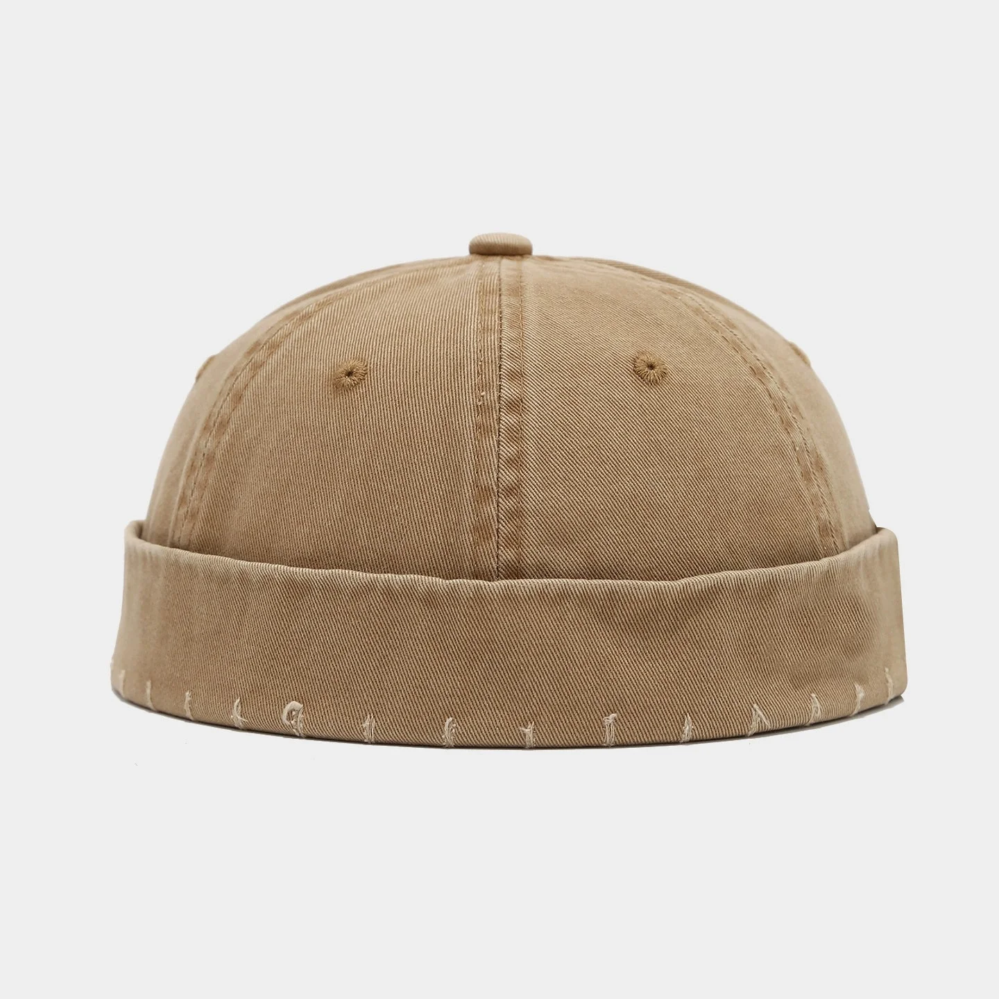 1PC Washed Color Docker Cap ohne Visier Broken Brimless Caps Solid Colors Hat Adjustable Cotton Hats Unisex Vintage Hip Hop – Detail 10