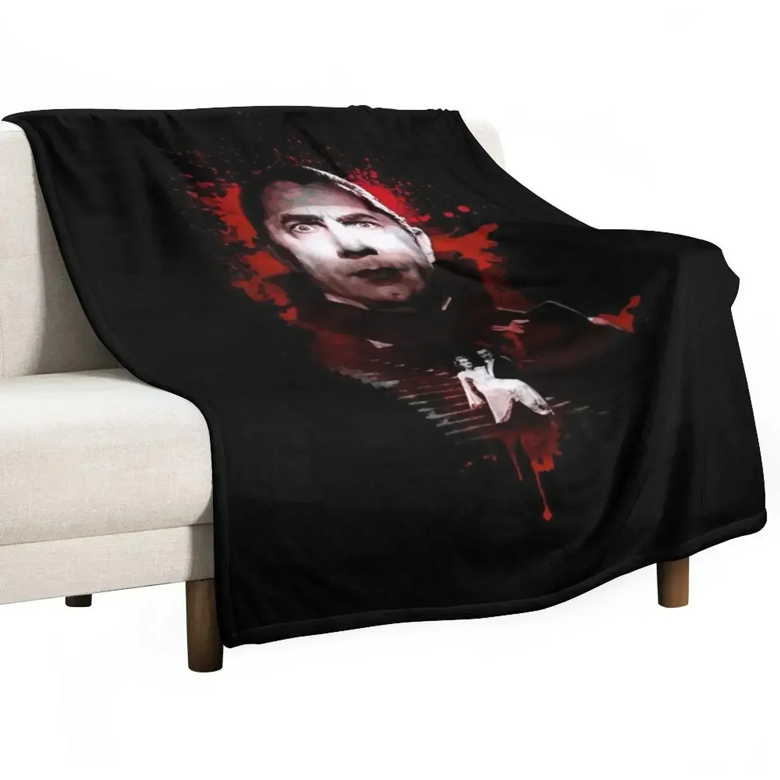 Dracula - Bela Lugosi Throw Blanket Plaid on the sofa christmas gifts Bed Blankets