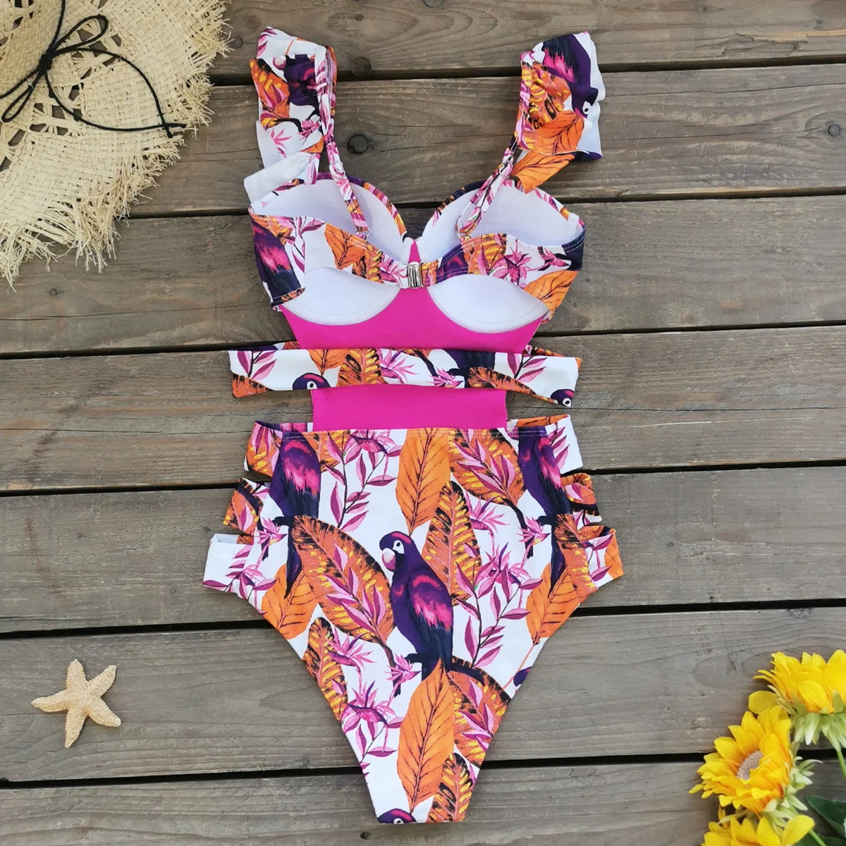 2025 Nuovo In Magazzino Donne bikiniler Abiti Costume Intero da Donna Sexy Dimagrante Vacanza Beachwear Costume da Bagno Abiti Femminili