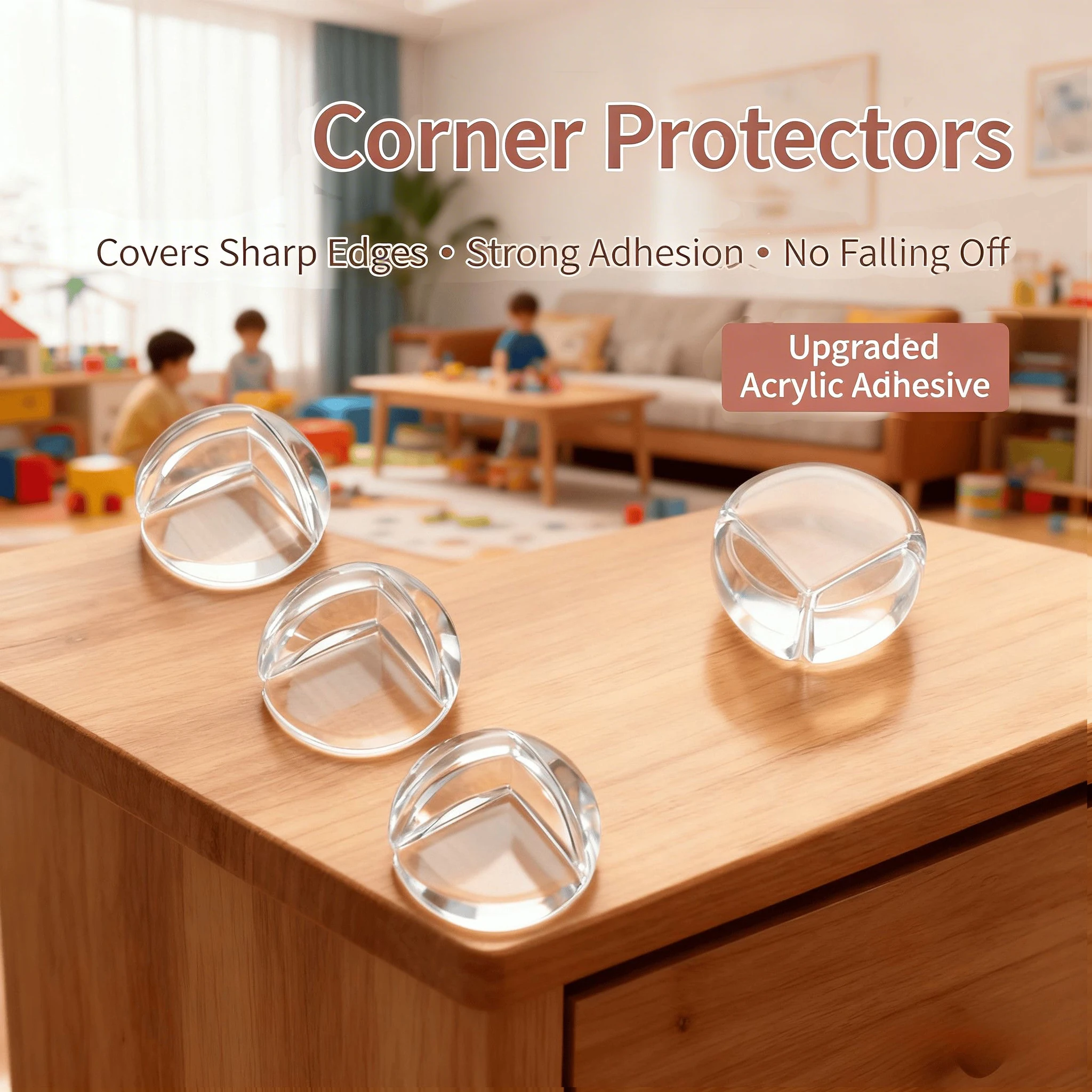 4Pcs/10PCS Baby Safety Silicone Protector Table Corner Edge Protection Cover 2026 New Children Anticollision Edge Guards