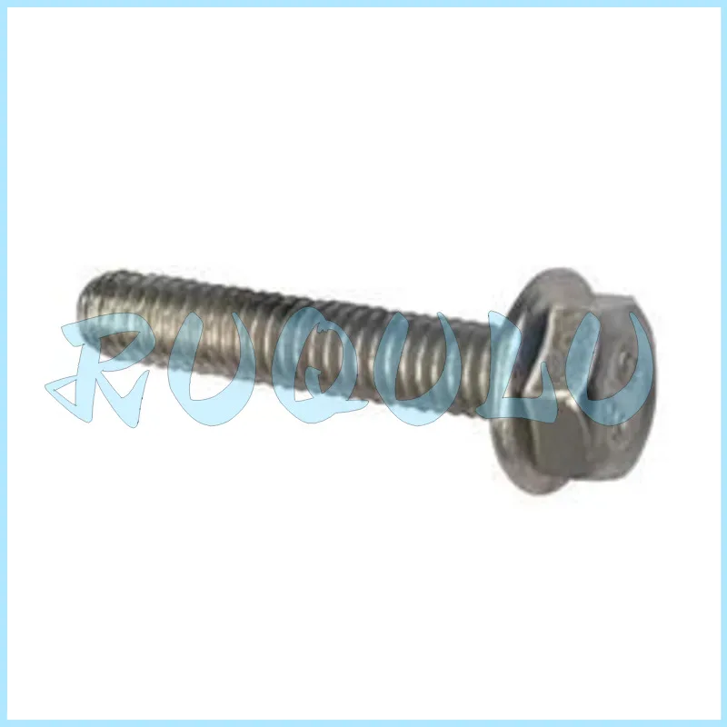 Gb16674m6×30-10# Hexagonal Flange Full Thread Bolt (9.8 Grade/environmentally Friendly Color Zinc) 1251100-070093 For Zontes