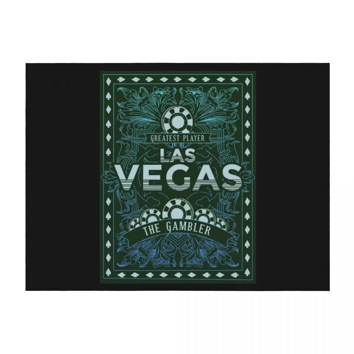 

Las Vegas Gambler T-Shirt. Throw Blanket Designers christmas gifts Heavy Moving Blankets