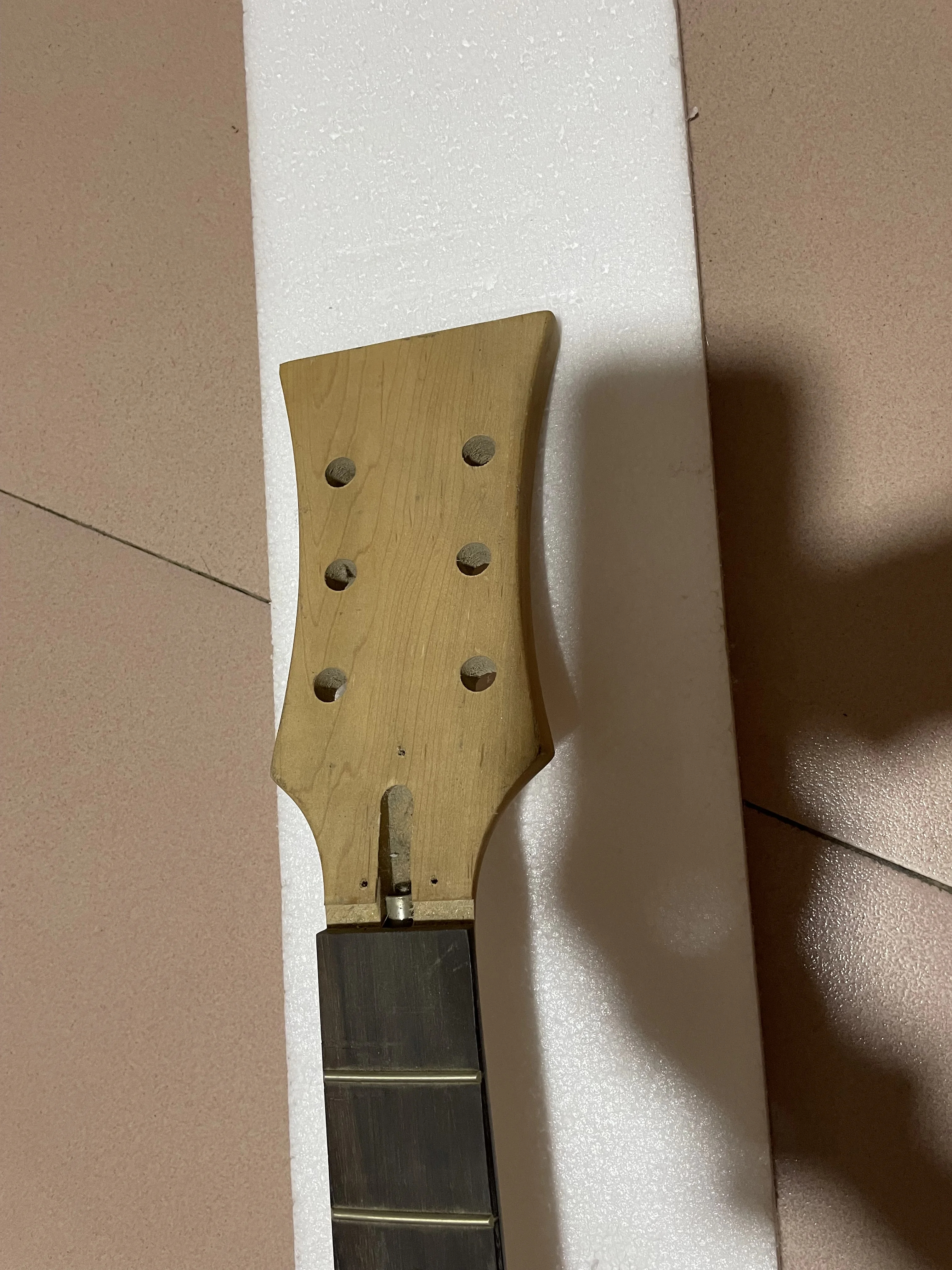 Unfinished Electric Guitar Kit, Neck and Body, Undyed Luthier DIY Parts, Semi-finished Guitar Kit, Essencial Color Only One