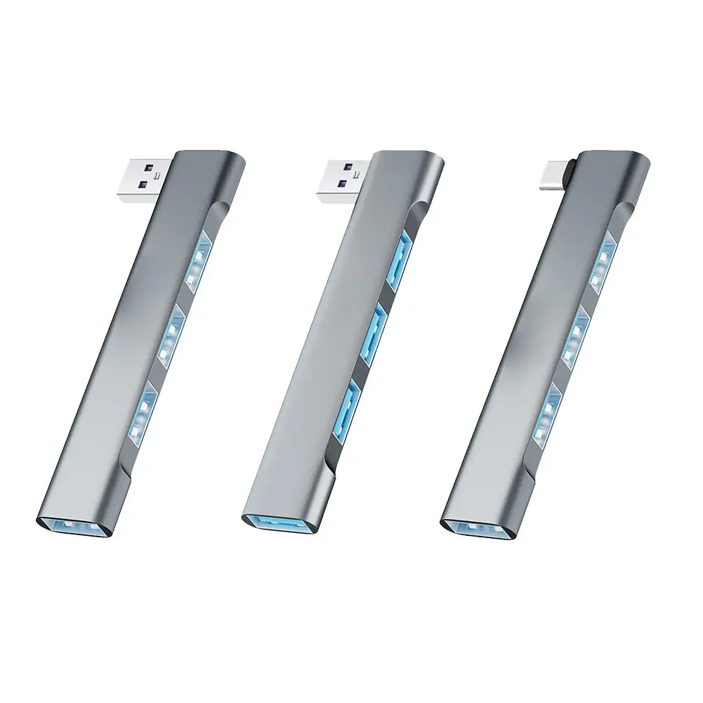 4 In 1 HUB Hub USB 3.0 Splitter High Speed Docking Station USB 3.0 Typec HUB PD Charging OTG Adapter For Laptop PC Accessories image 6