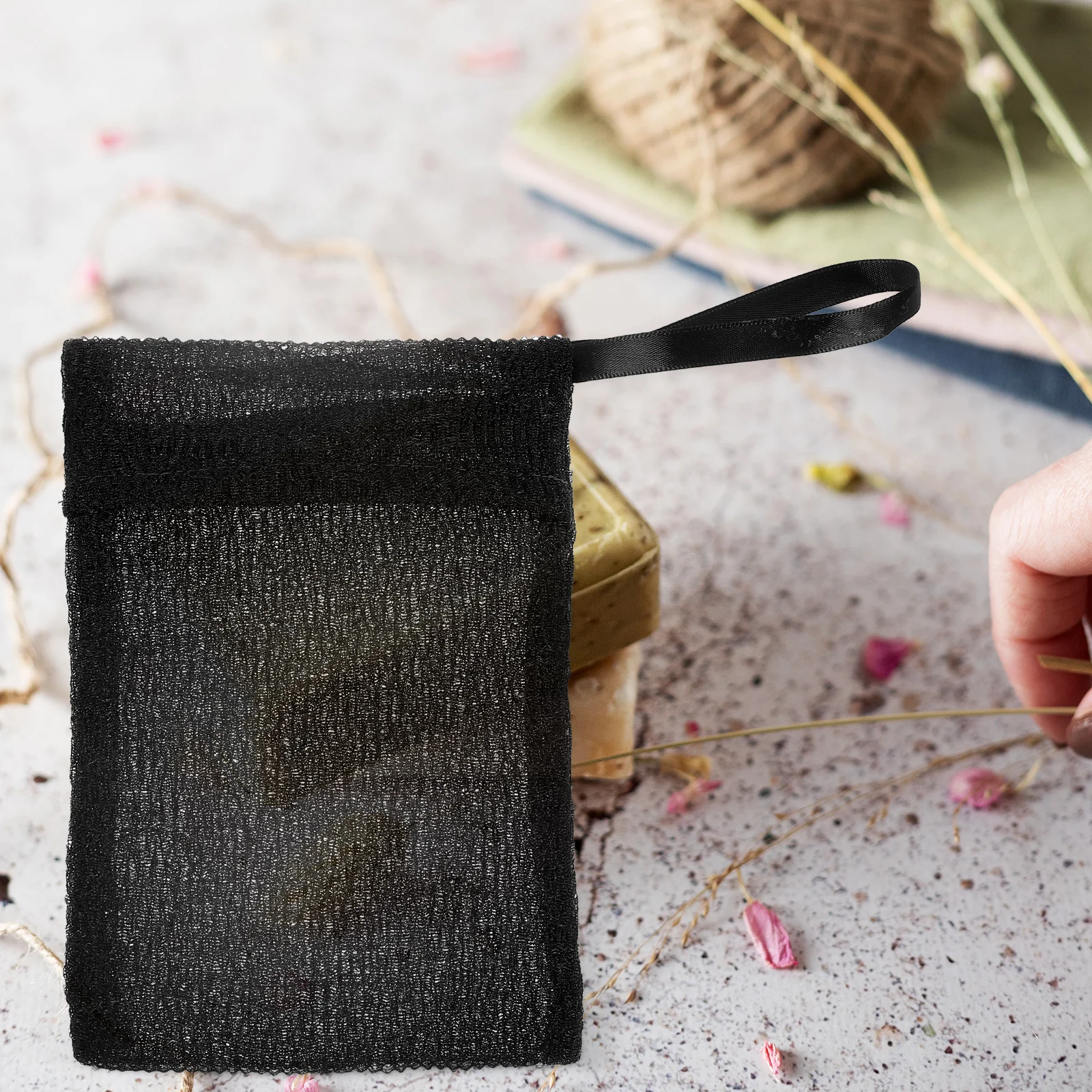 

6Pcs Soap Scrubber Pouch Reusable Mesh Bag for Bar Soap and Shampoo Bar Cleansing Tool for Face Hands Body Shower Bath