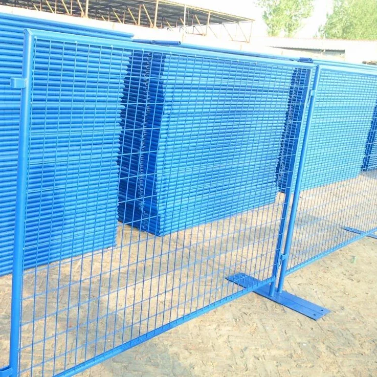 Galvanized Outdoor Portable 6 Feet * 10 Feet Canada Temporary Construction Fence