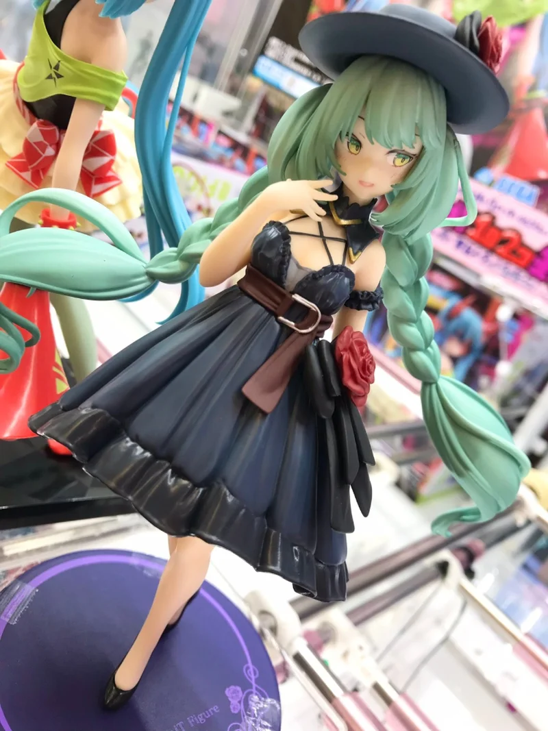 Hatsune Miku Action Figure Uitje Jurk Furyu Originele Trio-Try-It Pvc Figuren Model Anime Model Collectie aangepaste Speelgoed