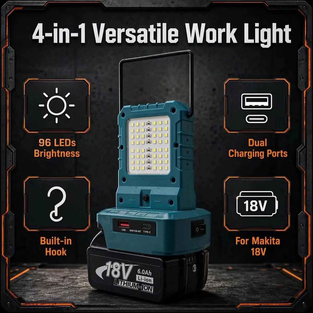 Портативный двухсторонний свет – обзор и цена Outdoor Lighting Milwaukee