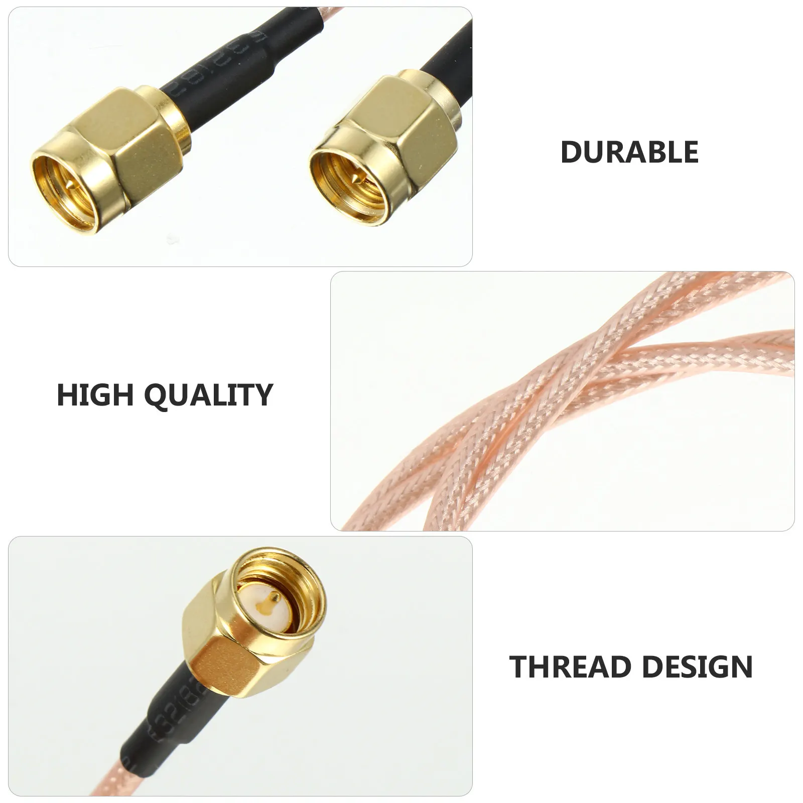 2Pcs Sma Male To Sm…