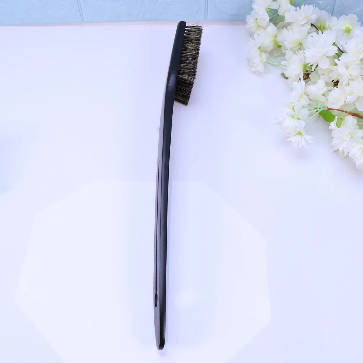 

2Pcs Long Handle Bath Brush Natural Bristles Wood Handle Exfoliating Skin Care Tool for Body Shower Scrubber Wash