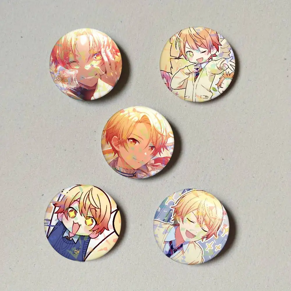T-Tenma T-Tsukasa Cute Button Pins Backpack Clothing Decor Brooch Cartoon Science Fiction Badge Laser Jewelry Gifts for Kids