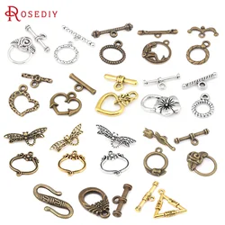 Antique Bronze Antique Silver Vintage Style Zinc Alloy O Toggle Clasps Bracelets Clasps Diy Jewelry Making Supplies Accessories