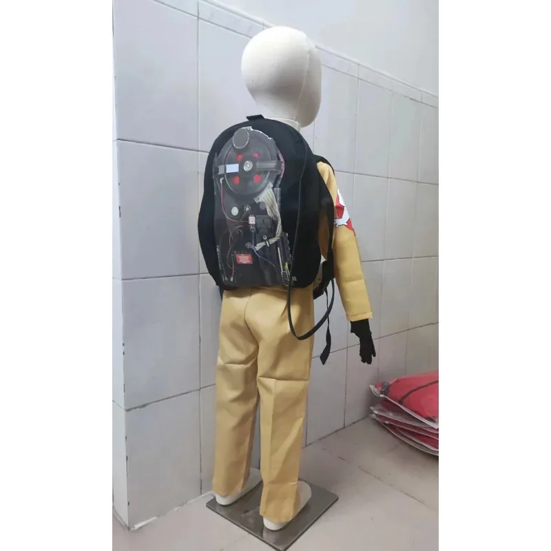 

a7d@Bear's Den Movie Ghost Busters Cosplay Costume Anime Kids Jumpsuit Bag Halloween Party Fancy Suit New 2025a7d@