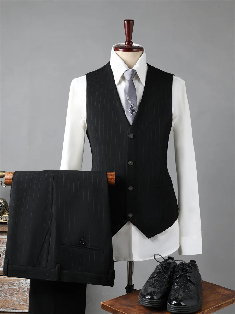 B82 Slim Fit Double-Sided Men's New Style Suit Men's Suit Customized Single-Breasted Men's Korean Style Suit Jacket