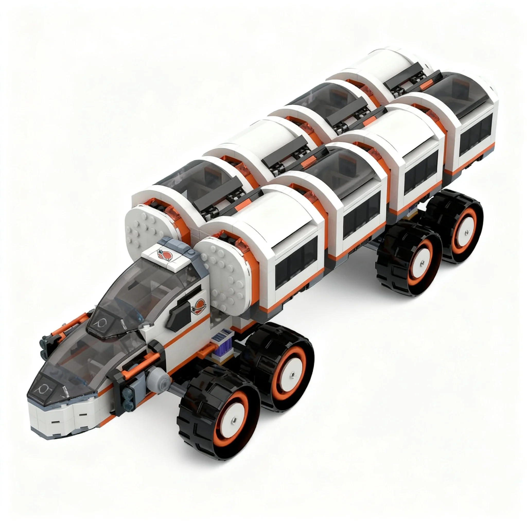430pcs MOC City Space Module Carrier Model Building Blocks Architecture Christmas Gift Toy Idea Craft Assemble Brick Display