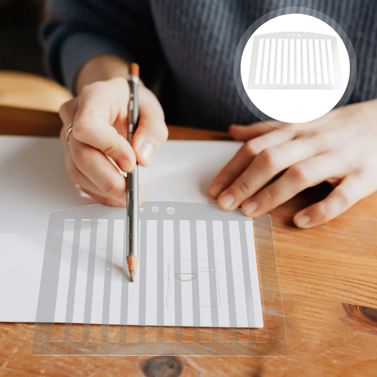 

Line Drawing Straight Ruler Plastic Student Ruler for School Exam Drawing Portable Lightweight Rulers for Classroom Use