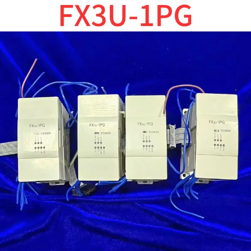 Second-hand The PLC module FX3U-1PG has good functionality