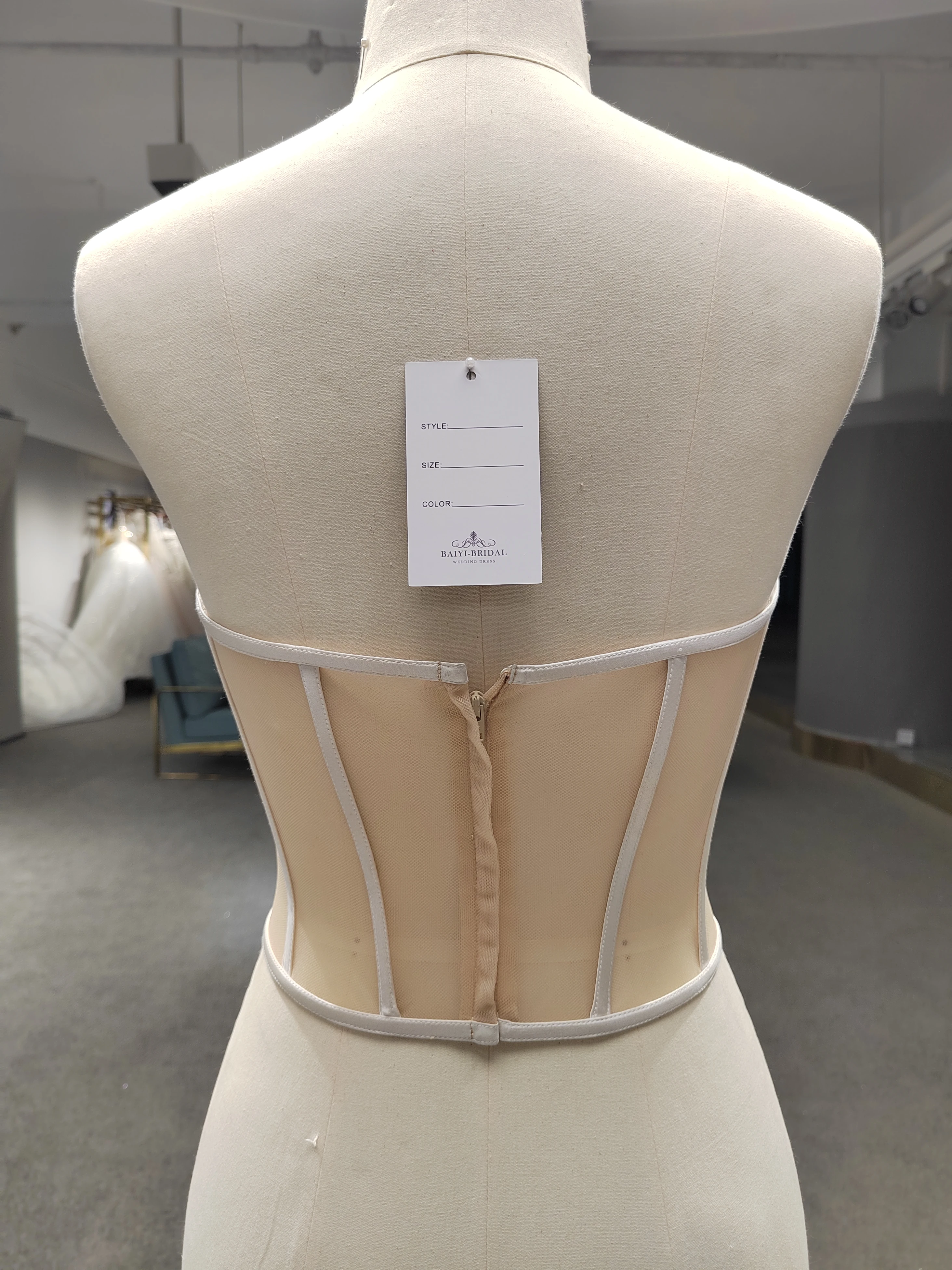 Corsetto abiti su misura corpetto accetta piccola modifica biancheria intima stretta per abbigliamento da sposa Shapewear su misura da donna