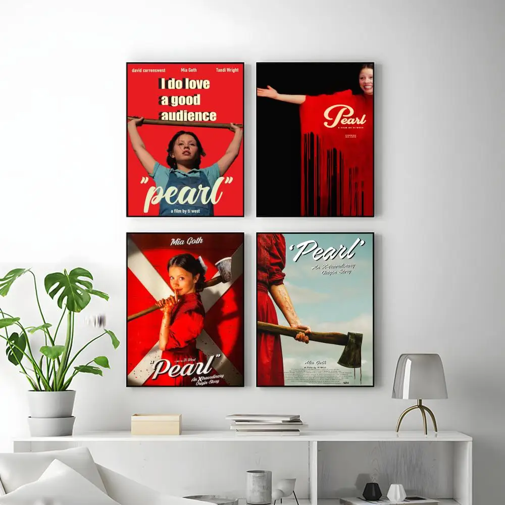 Retro Movie P-Pearl Poster HD Versatile Waterproof Wall Decor Self Adhesive Perfect for Any Room & Ideal Gift