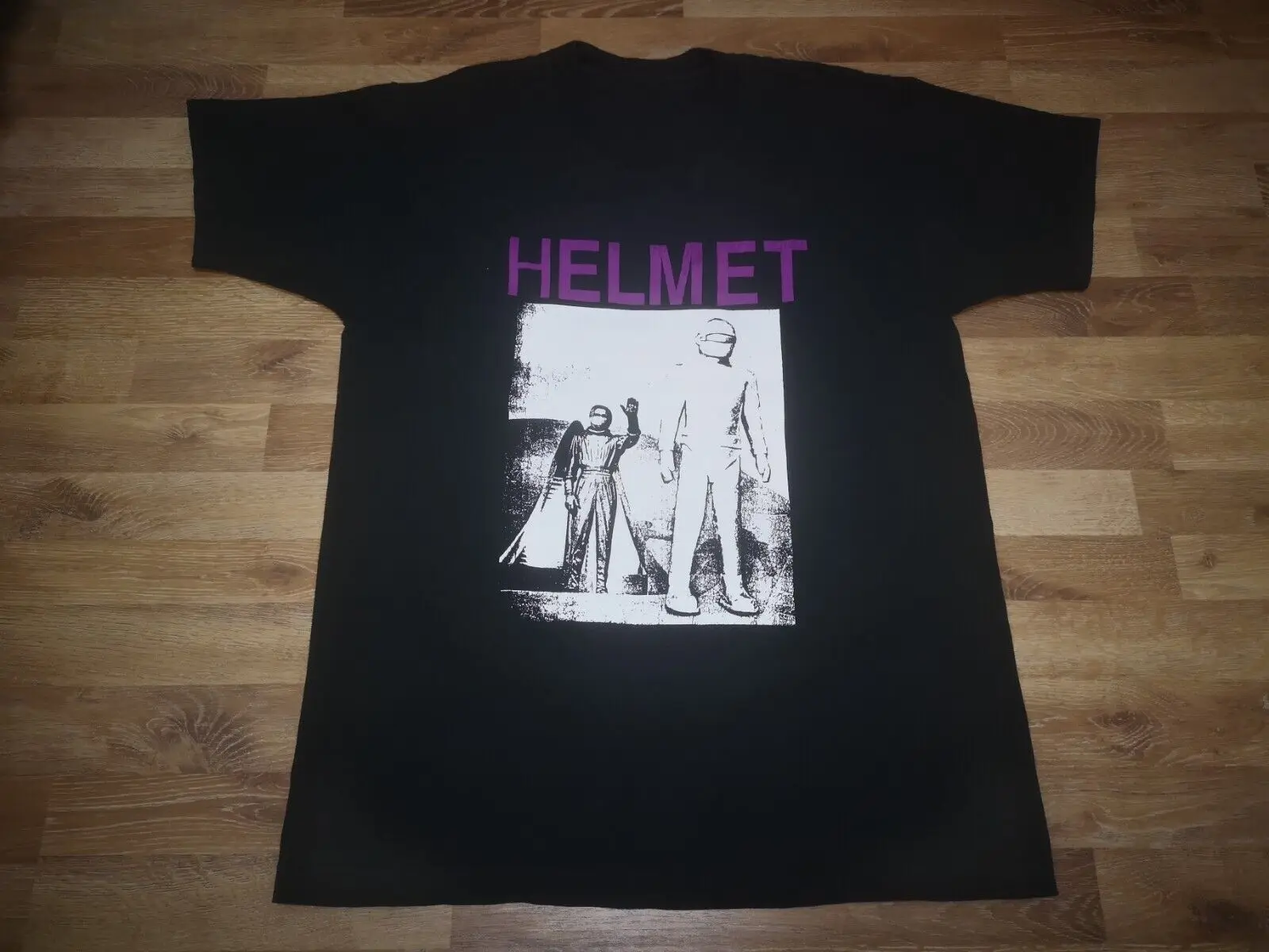 Rare True Vintage Og 90S Nyc Metal Hardcore Noise Rock Band Helmet 1992 T Shirt