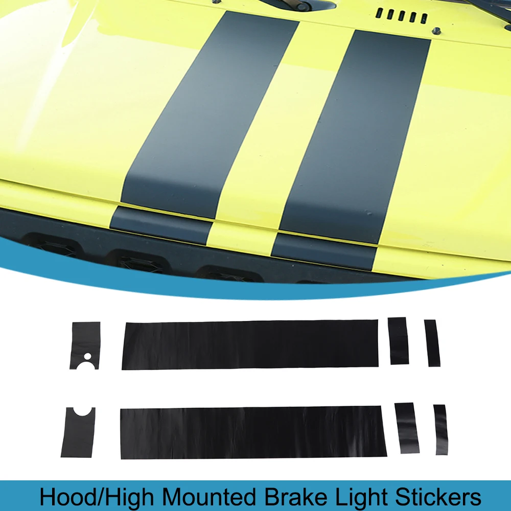 

Car Hood/High Mounted Brake Light Lamp Decoration Stickers Trim for Suzuki Jimny 2019 2020-2023 JB64 JB74 Exterior Accessories