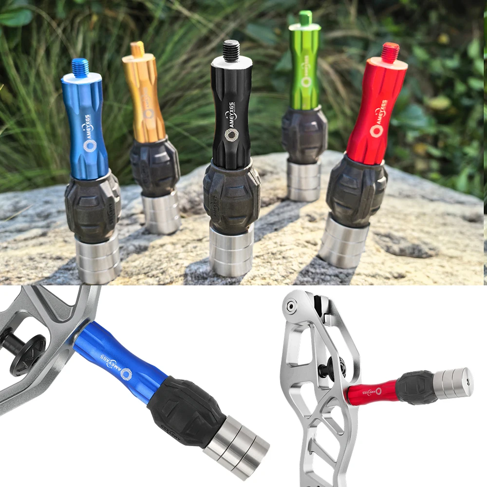 

1 шт., гаситель вибрации для стрельбы из лука, резьба 5/16 дюйма для ручки лука, стабилизатор, амортизирующий лук и стрелы, практика охоты и стрельбы