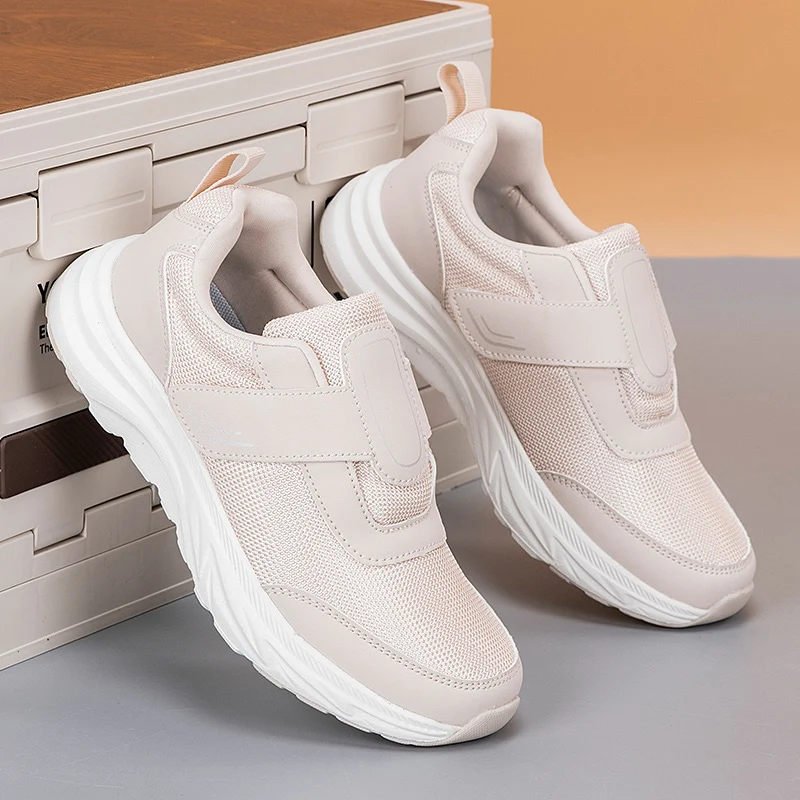 

Unisex Casual Shoes for Men Women Soft Easy To Put on Take Off Wide Last Stress Anti Slip Elderly Walking Shoes