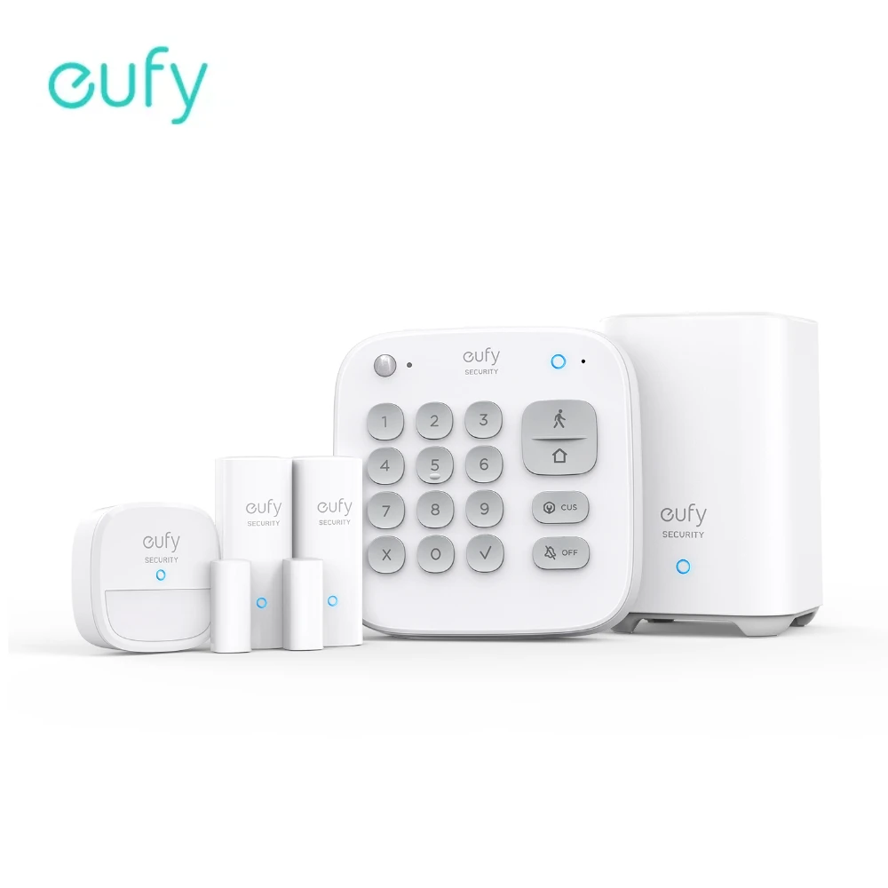 

Система безопасности Eufy из 5 предметов для умного дома с датчиком движения и 2 противоугонными датчиками