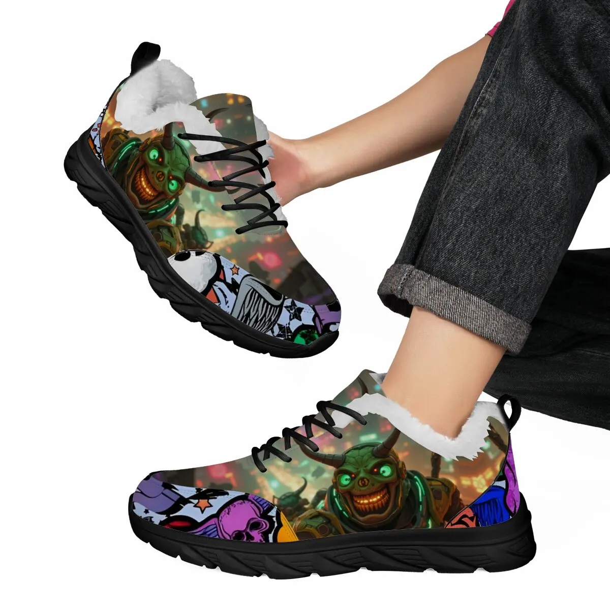 أحذية شتوية للرجال غير قابلة للانزلاق أحذية رياضية خفيفة الوزن للجري للرجال أحذية رياضية مريحة للتدريب أحذية مشي كاجوال