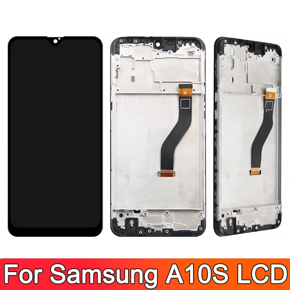 A10S A107 A107F A107F/DS Screen Assembly for Samsung Galaxy A10S LCD Display Digitial Touch Screen With Frame Replacement