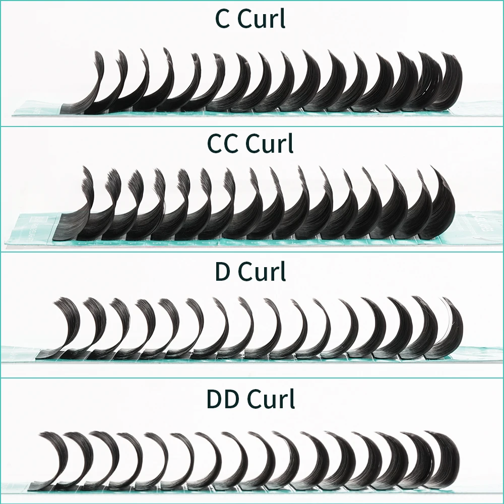 Nieuwe Collectie DIY Plat Haar Valse Wimpers 8-15 MM W Vorm Mega Volume Gemakkelijk Fan Wimpers Vrouwen bruiloft Beauty Makeup Tools