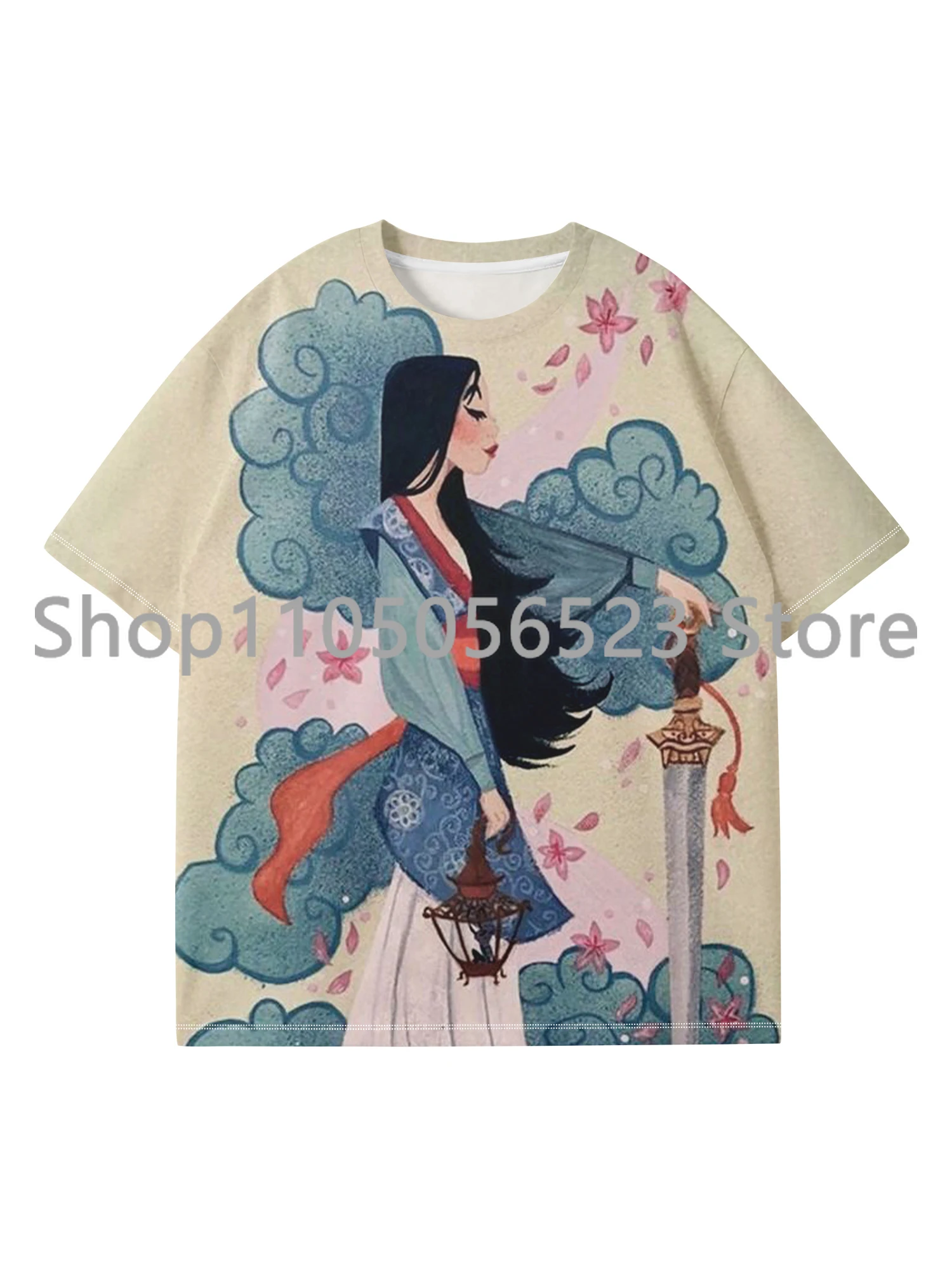 

Новинка 2025 года, милая детская летняя повседневная футболка с короткими рукавами и 3D принтом принцессы для взрослых, спортивная быстросохнущая рубашка для мальчиков