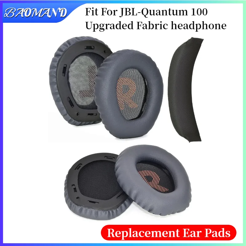 

Replacement Ear Pads Cushion for JBL-Quantum 100 Upgraded Fabric Headphones Earpads/Ear Cushions Repair Parts Earmuffs