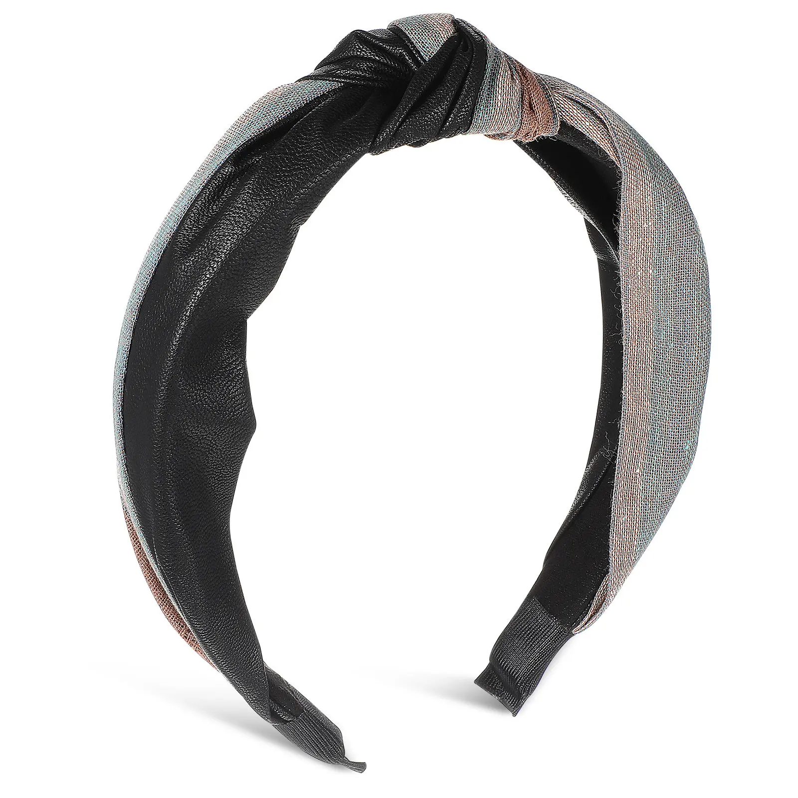 

Повязка для волос с узлом для женщин, широкая, нескользящая, мягкая, гибкая, для макияжа, ухода за кожей, умывания, повседневного и торжественного стайлинга