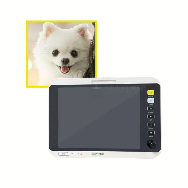 SY-C005V-1 Reliable Vet Patient Monitor High-Resolution Multi-parameters Animal Health Tracking 12.1