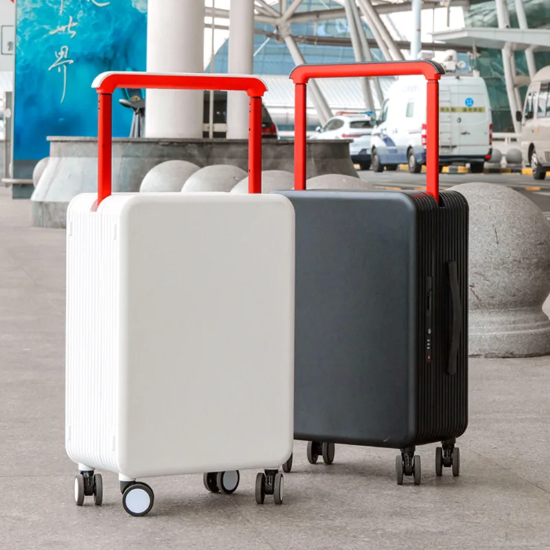 

New center wide tie rod balance suitcase 20-inch boarding case 26-inch large-capacity rechargeable suitcase