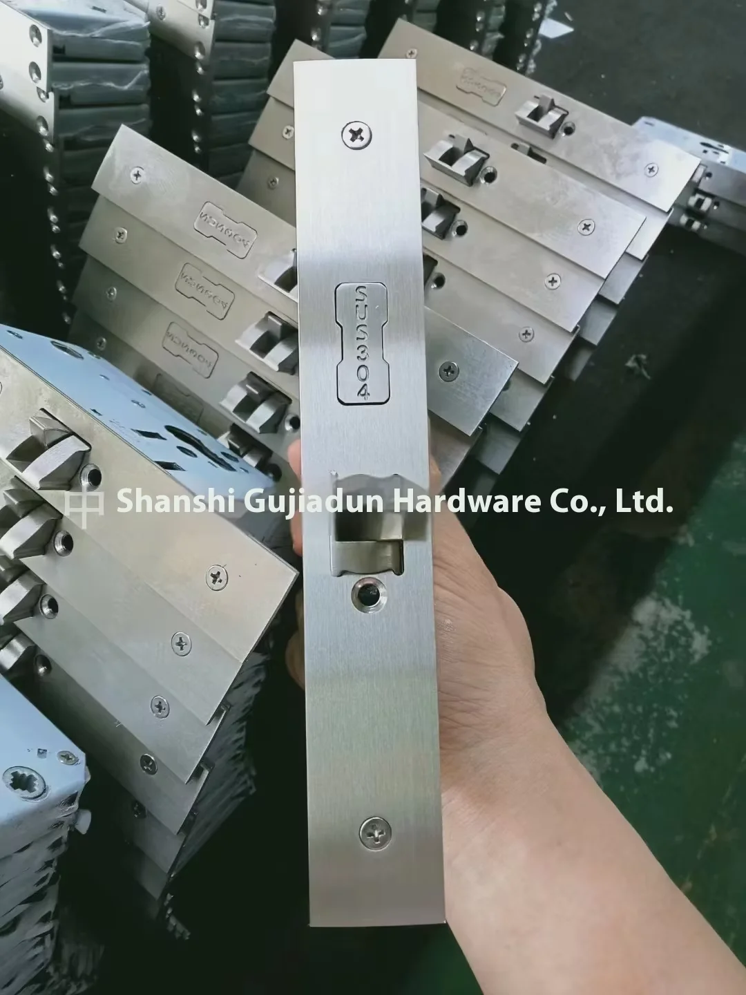 American Standard 6568 Lock Body Mortise Faceplate 203*30 Anti-Lock Safety Function Custom Platesize 203*32 for Smart Door Lock