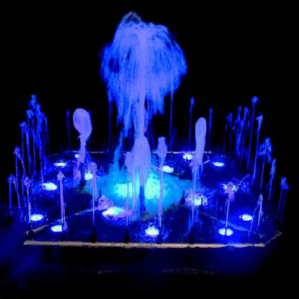 Water Faery FS-04 Customizable Stainless Steel Outdoor Mini Dancing Musical Fountain Modern Style for Hotel Garden Decor