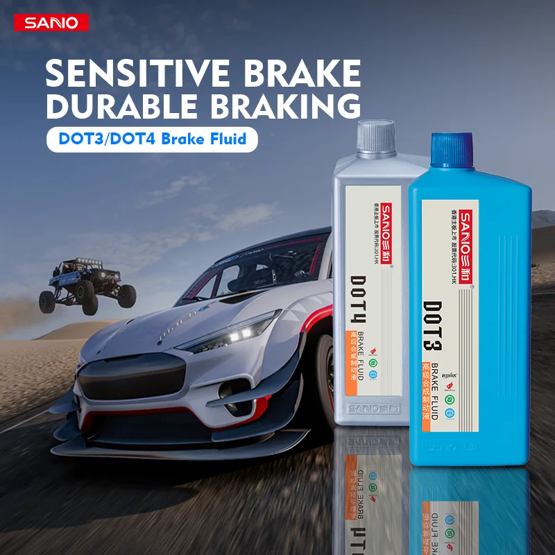 

SANVO DOT4 Тормозная жидкость 800 г - Синтетическое гидравлическое масло для автомобилей, жидкость сцепления