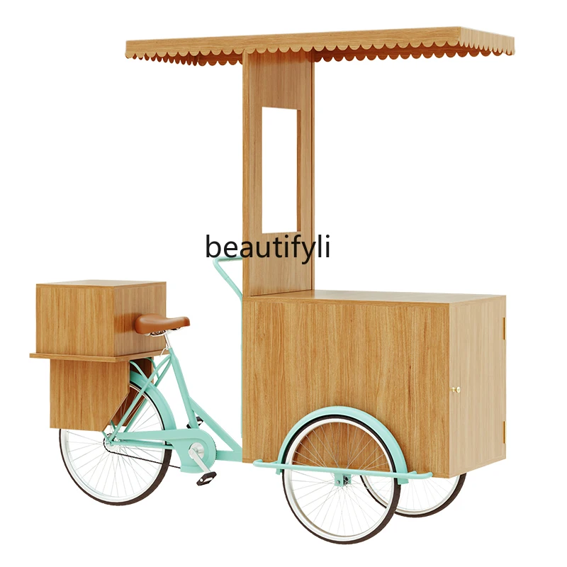 

Outdoor food truck scenic spot display props tricycle night market stall car