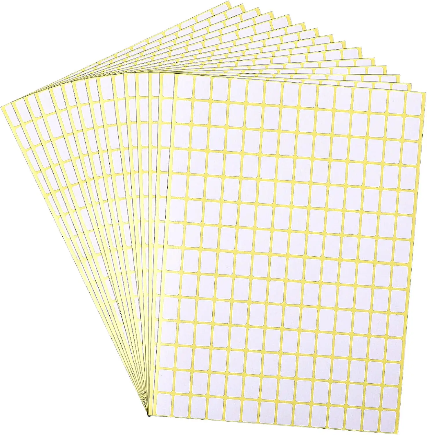 

2940 Matte White Mini Labels 13x9mm for Jars, Files, Office