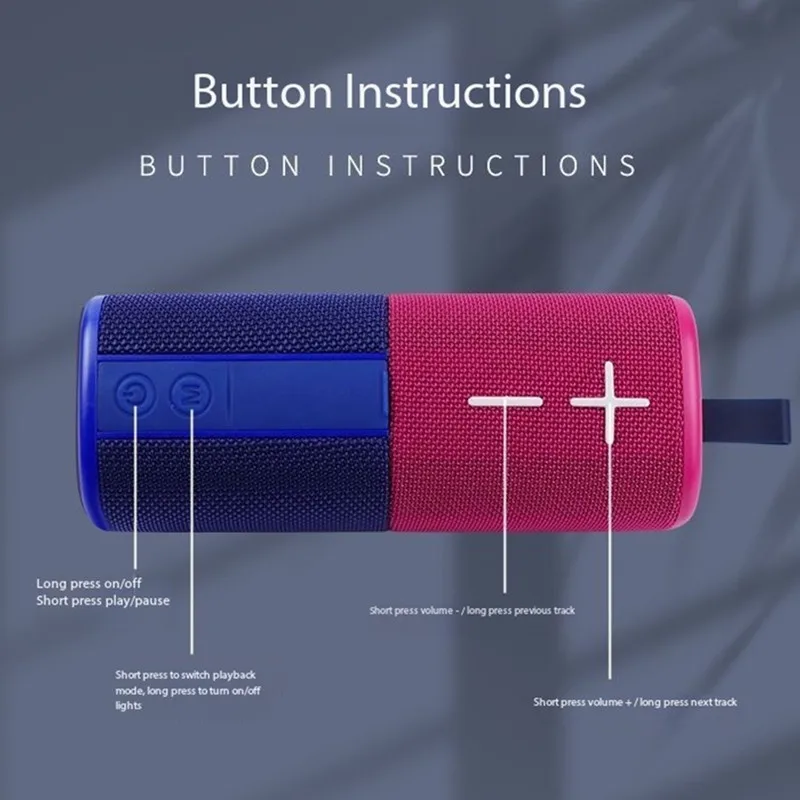 

Bluetooth-динамик 2-в-1, портативный магнитный всасывающий бумбокс с красочной подсветкой, HIFI-сабвуфер TF USB TWS, тяжелые басы Cyboris S18