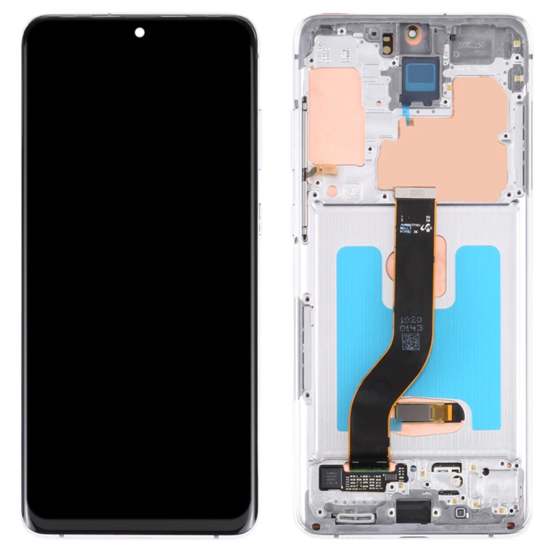 For Samsung Galaxy S20 Plus 5G G986 / S20 Plus 4G G985 6.7 inch OEM Grade S AMOLED Screen and Digitizer Assembly + Frame (withou