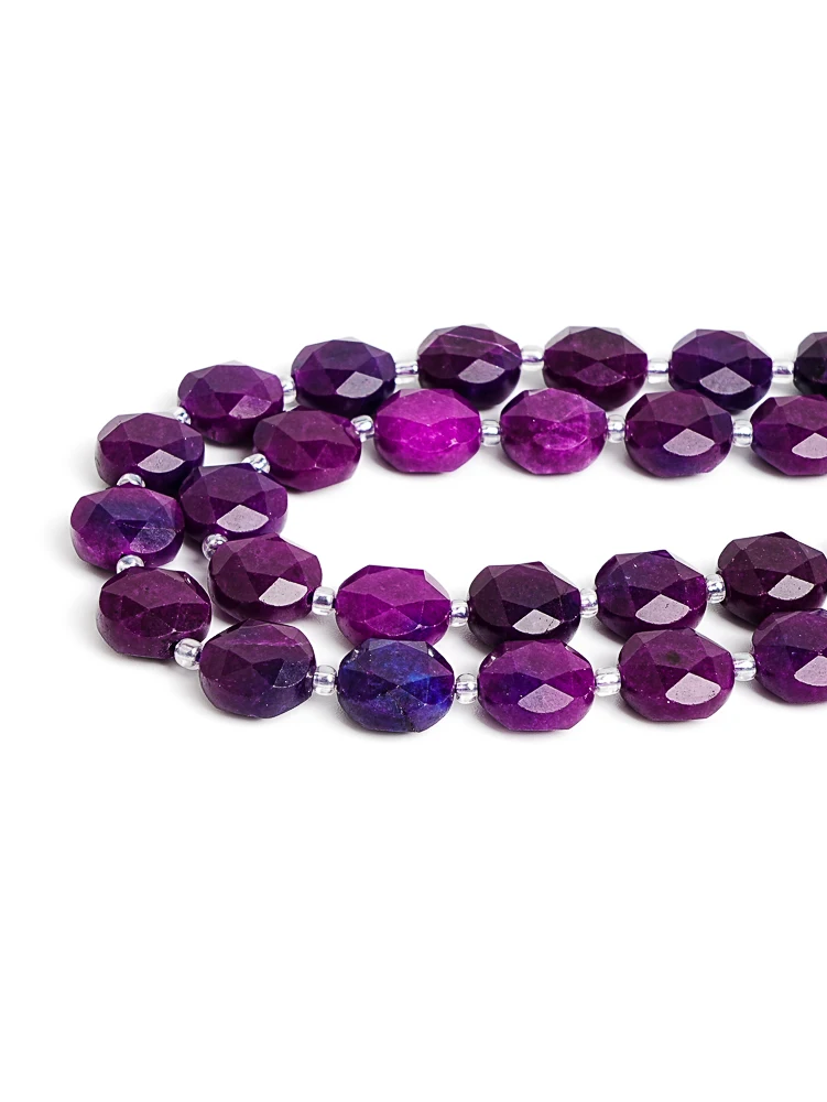 Natural Purple Sugilite Stone Beads for Jewelry Making DIY Bracelet Necklace Accessories Energy Healing Power Stone Beads