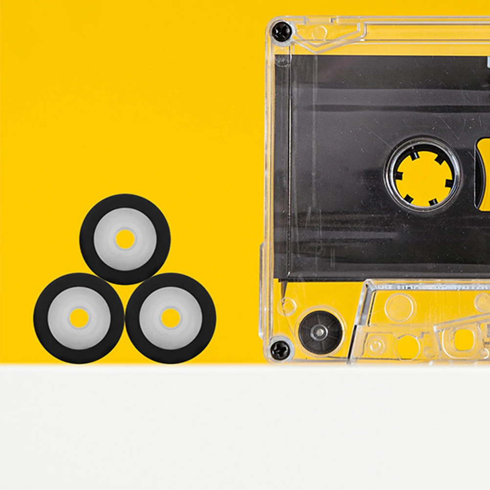 

12pcs Pinch Roller Bearing Wheel For Audio Radio Tape Recorder Cassette Deck Repair Maintenance Pulley Guide Tool