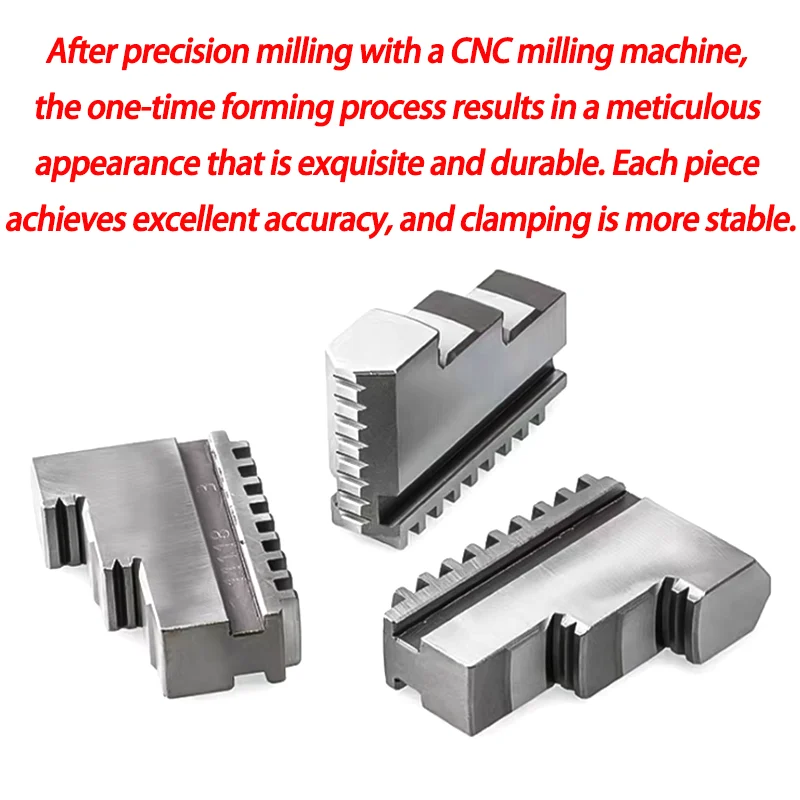 Chuck Three Jaws K11-80 K11-100 K11-125 K11-130 K11-160 K11-200 Universal Three-jaw Chuck Card Foot 3Pcs/Set Mechanical Lathe