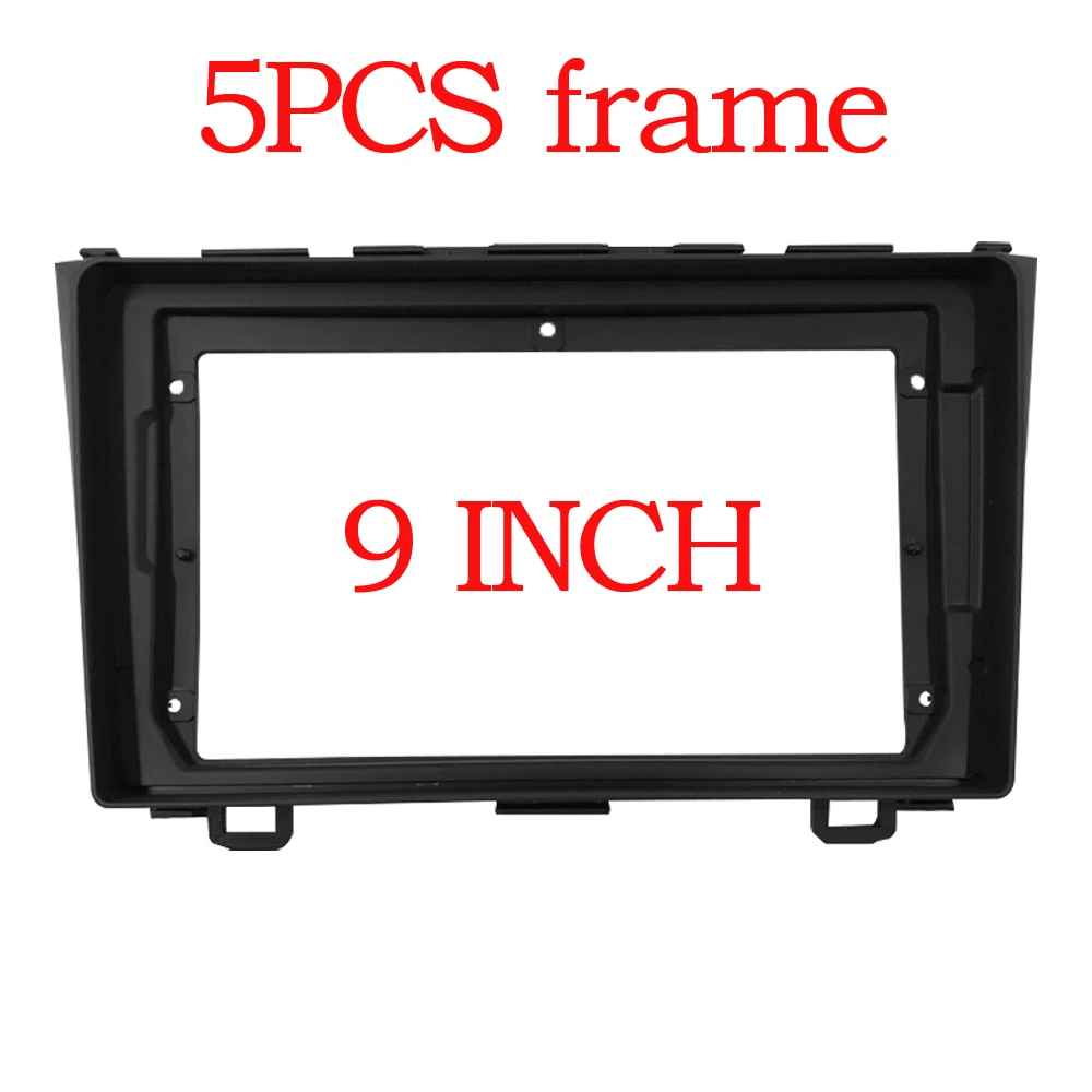 9 Inch Car Facia Frame Adapter Canbus Box Decoder For Honda CRV CR-V 2007-2011 Android Radio Dash Fitting Panel Kit