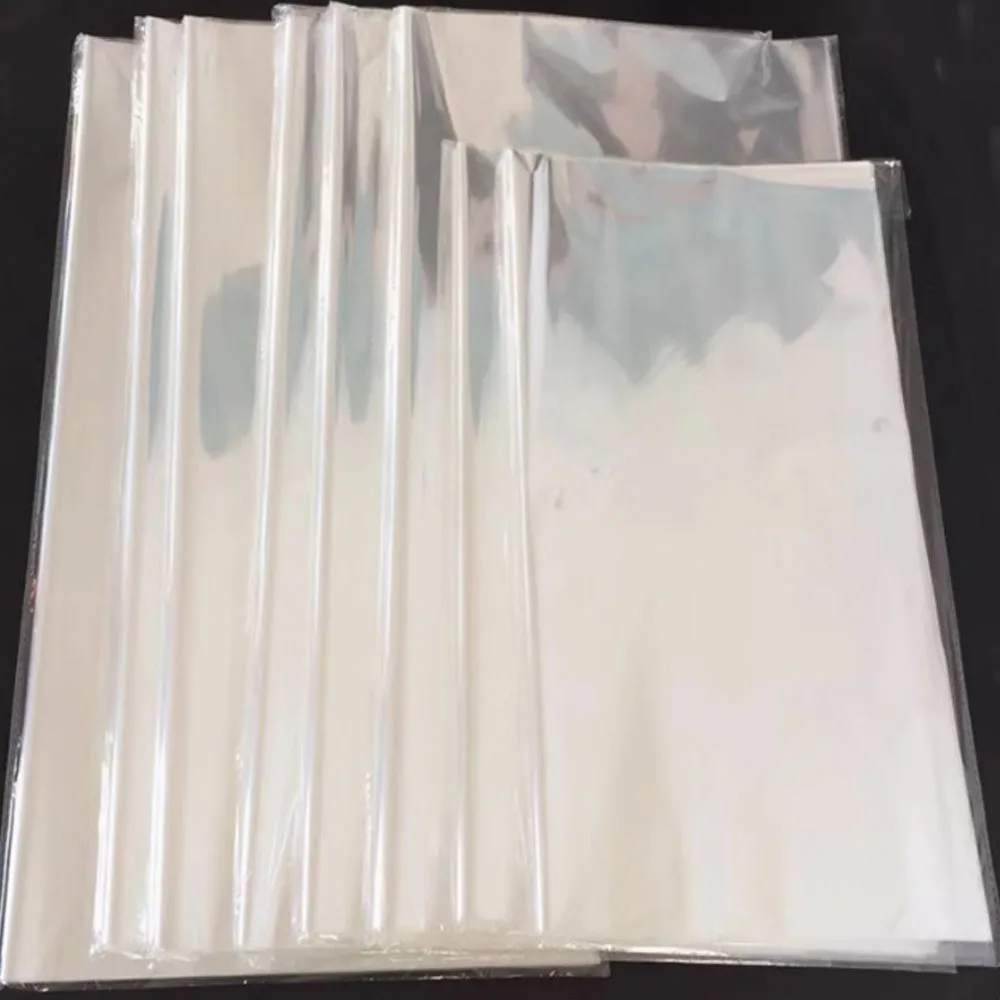 50 Pieces Transparent Packaging Paper Glass Fresh Flower Bouquet Water Retention OPP Plastic Water Retention Film