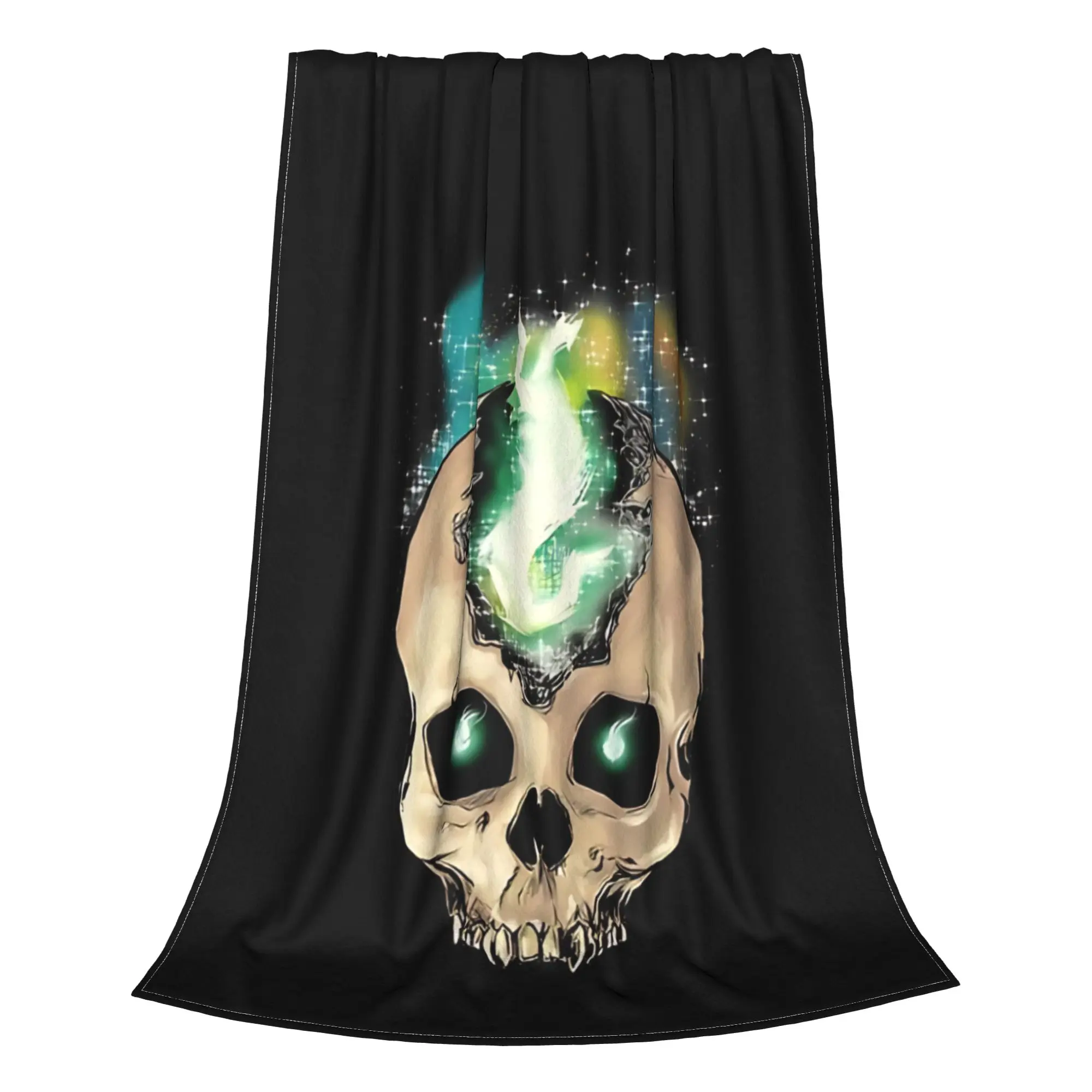 1PC Home Cute Room Decor Gothic Horror Dark Soul  Blanket Throw Blanket Bloodborne Novelty Warm Blanket All Season