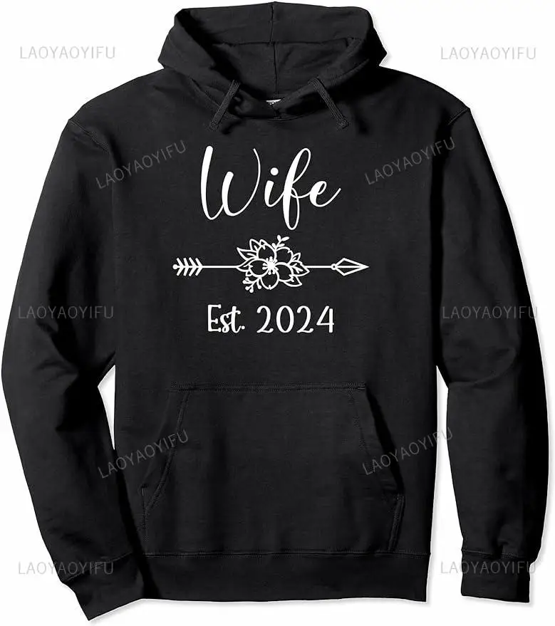 King and Queen Couple Couples Hoodies Hoodies Crown Printing Couple Clothes Honeymoon Anniversary Gift Harajuku Fashion Top